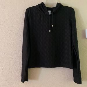 Bella Movement BEYOND-THE-GYM Pullover Hoodie L/XL Slimming Fit